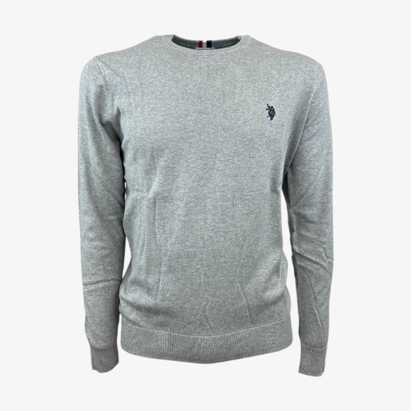 Jersey de cuello redondo leon gris Us Polo Assn Jersey de cuello redondo leon gris Us Polo Assn